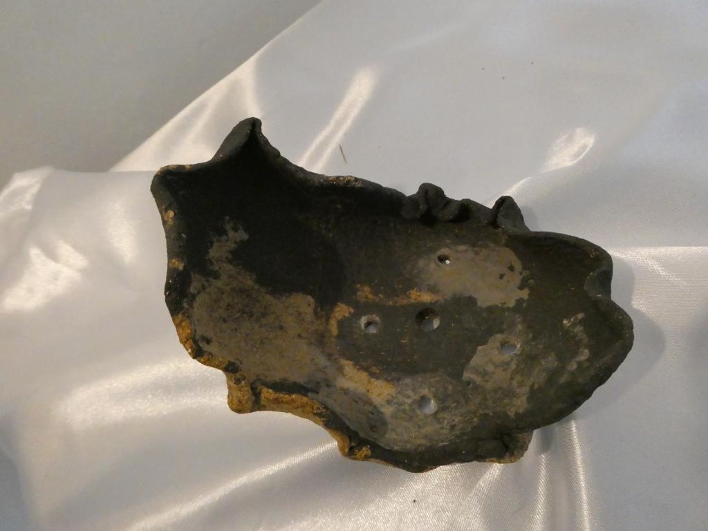 Petit berceau en grès mélangés beige et noir – Image 5