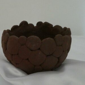 Vase Confetti en Grès Rouge