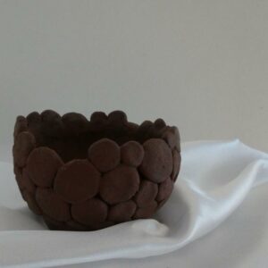 Vase Confetti en Grès Rouge