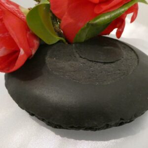 Vase Ikebana en Grès Noir